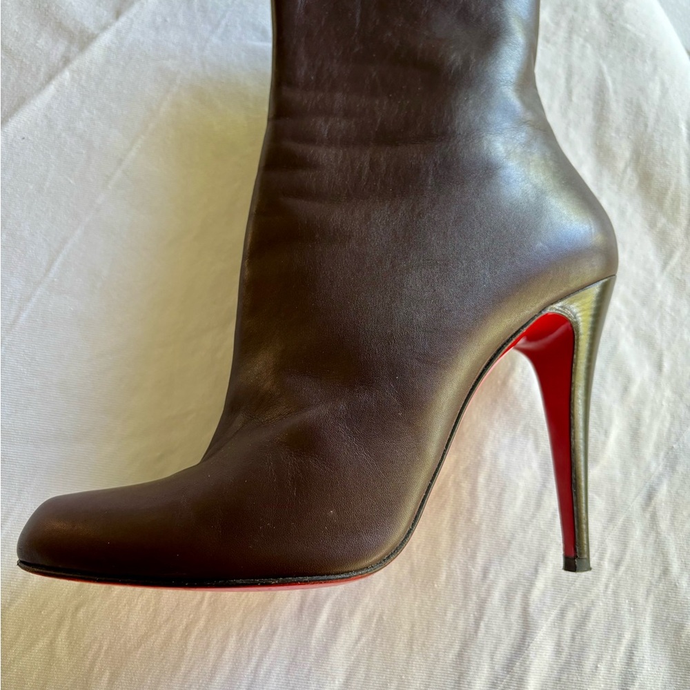 Christian Louboutin Paris 100 Rodano Calf Ankle Boots